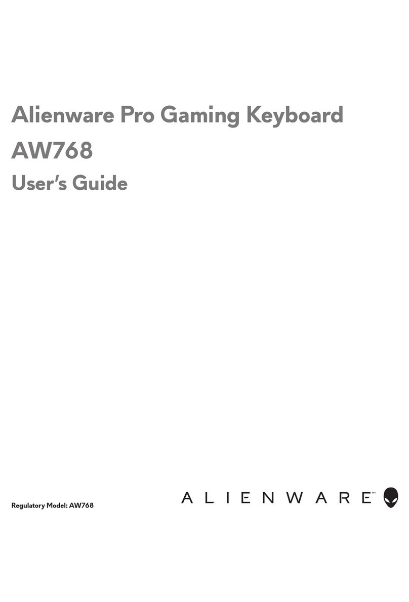 Alienware AW768 User manual