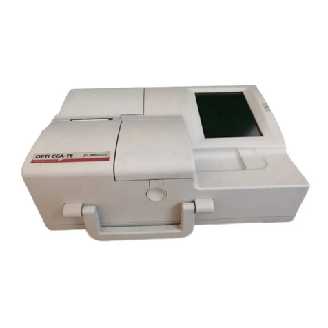 OPTIMedical OPTI CCA-TS Operator's manual