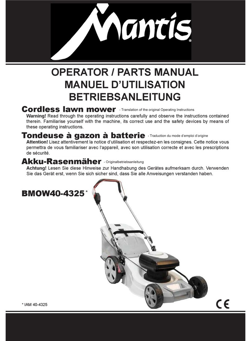 Mantis BMOW40-4325 Series Programming manual
