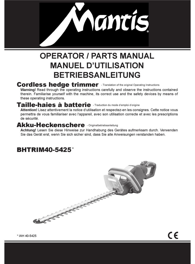Mantis BHTRIM40-5425 Series Programming manual Mantis BHTRIM40-5425 Series Programming manual