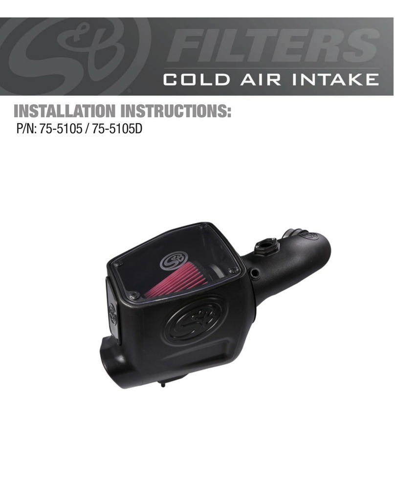 S&B Filters 75-5105 Service manual