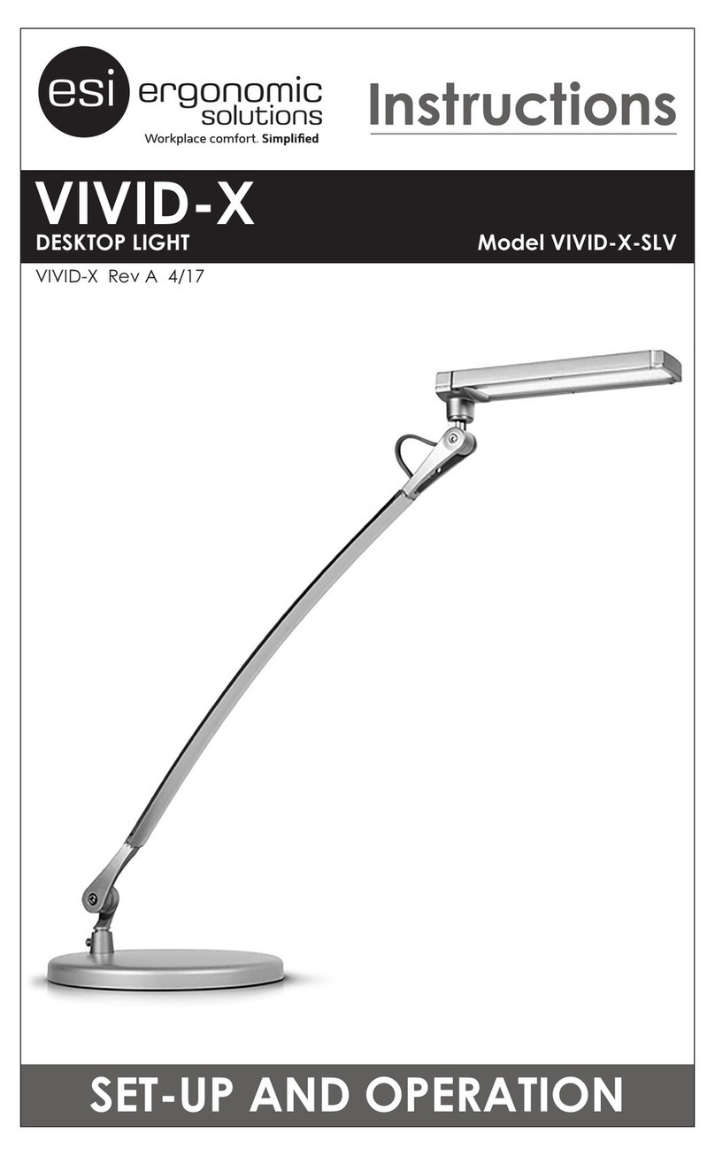 ESI VIVID-X instruction manual