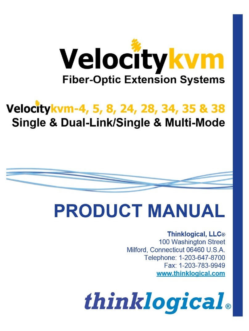 Thinklogical VelocityKVM-5 User manual