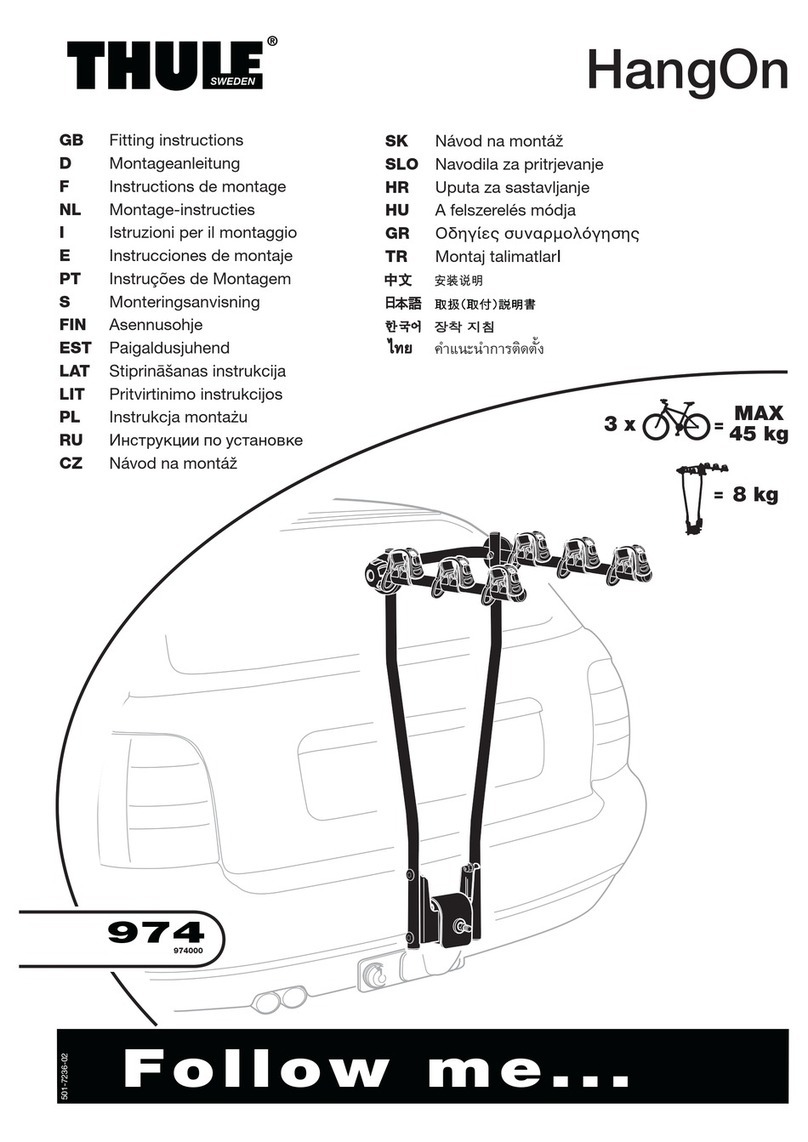 Thule HangOn 974 User manual