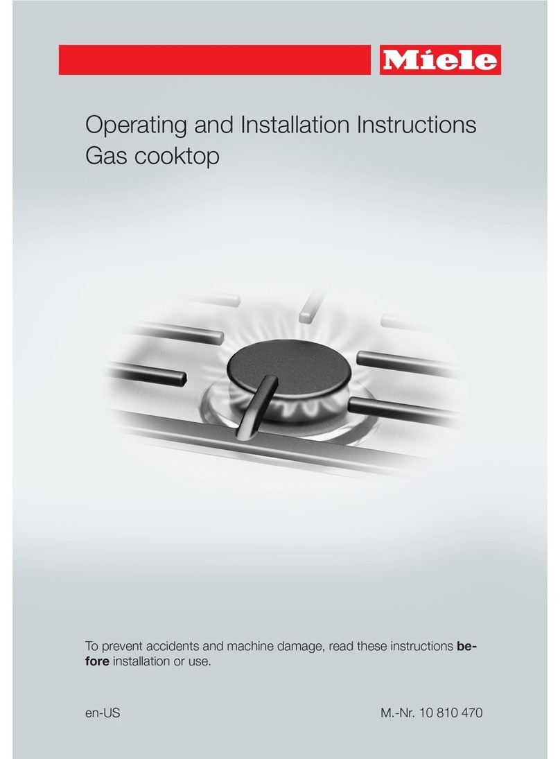 Miele KM 2032 User manual