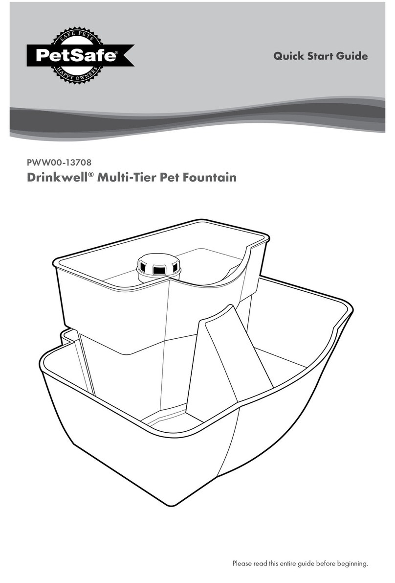 Petsafe Drinkwell PWW00-13708 quick start guide Petsafe Drinkwell PWW00-13708 quick start guide