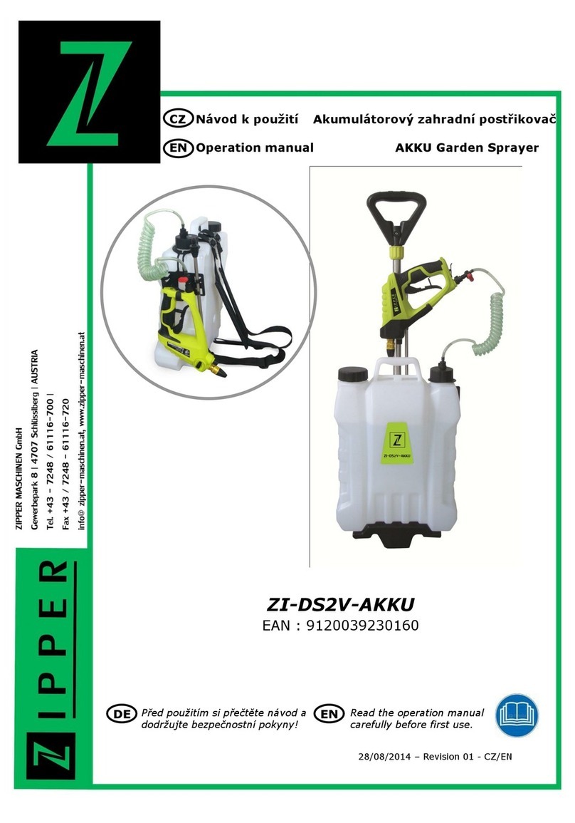Zipper Mowers ZI-DS2V-AKKU Operation manual
