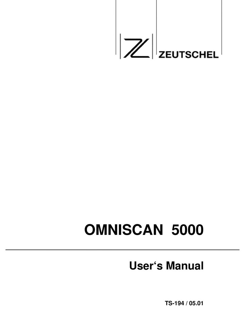Zeutschel OMNISCAN 5000 user manual