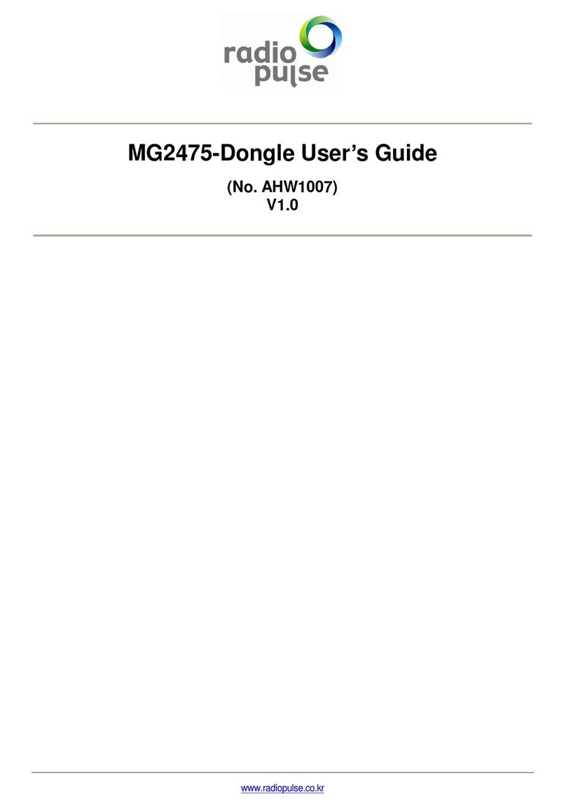 Radio Pulse MG2475 user guide