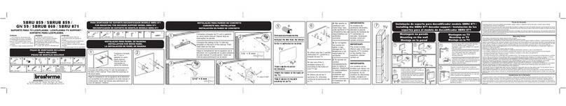 Brasforma SBRU 859 installation manual