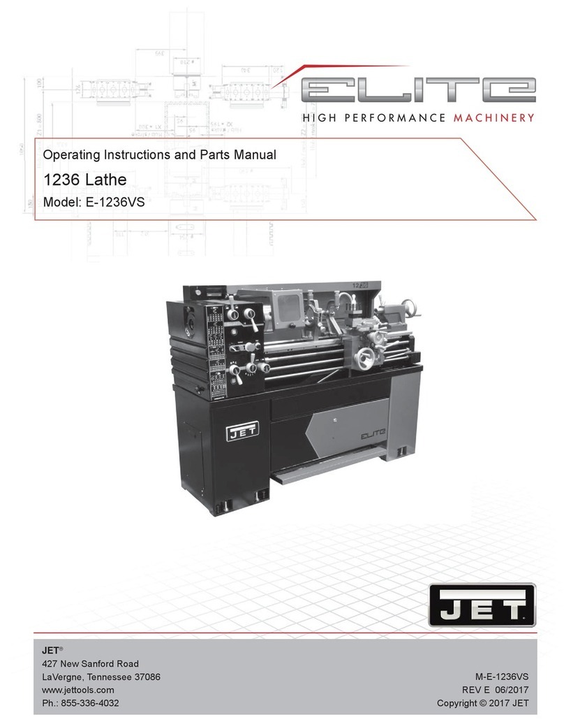 Jet Elite E-1236VS Service manual
