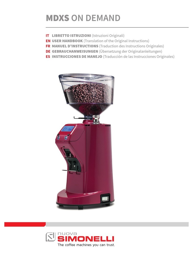 Nuova Simonelli MDXS ON DEMAND User handbook