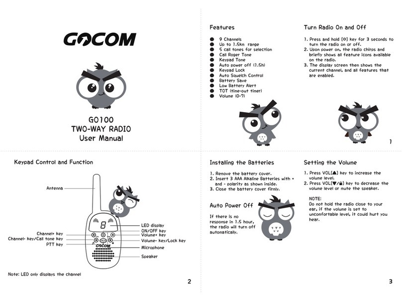 Gocom GO100 user manual