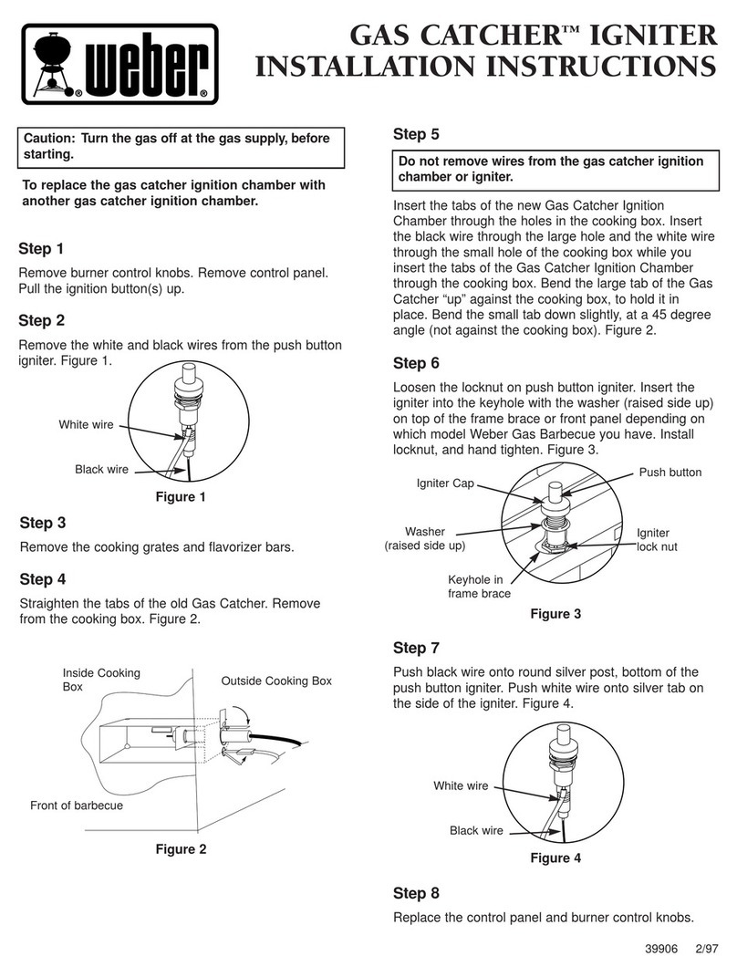 Weber Gas Catcher installation instructions