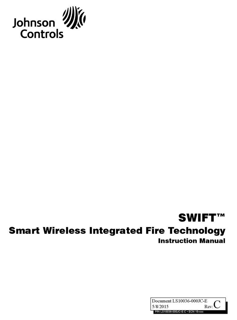 Johnson Controls SWIFT instruction manual
