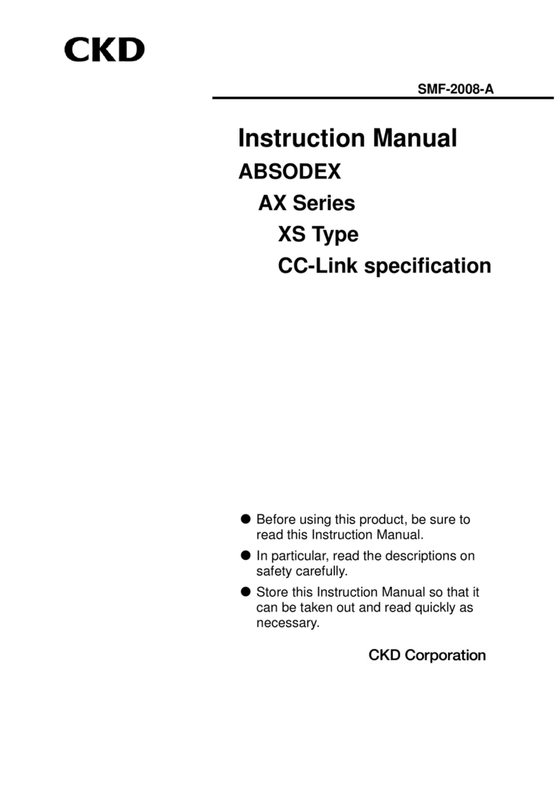 CKD ABSODEX AX9000XS-U2 User manual