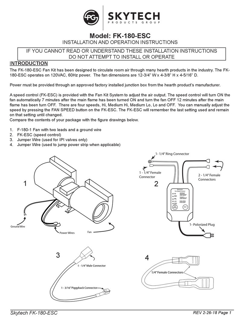 Skytech FK-180-ESC Service manual