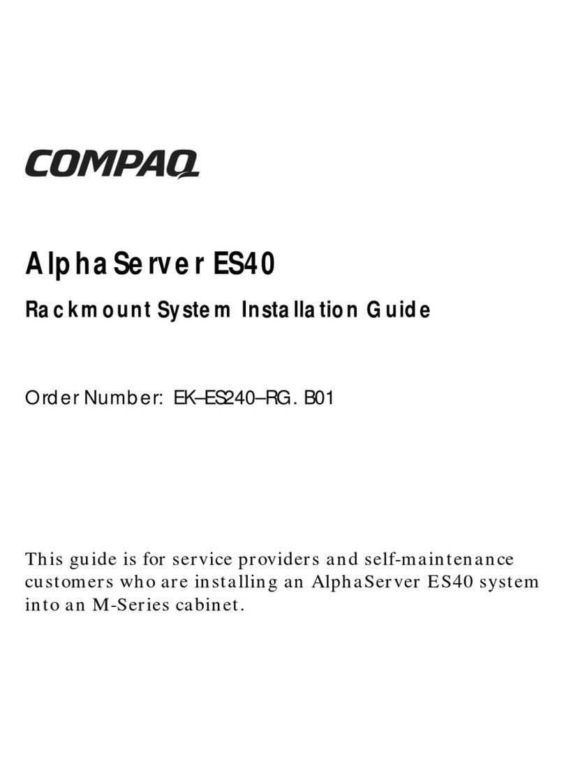Compaq AlphaServer ES40 Installation guides