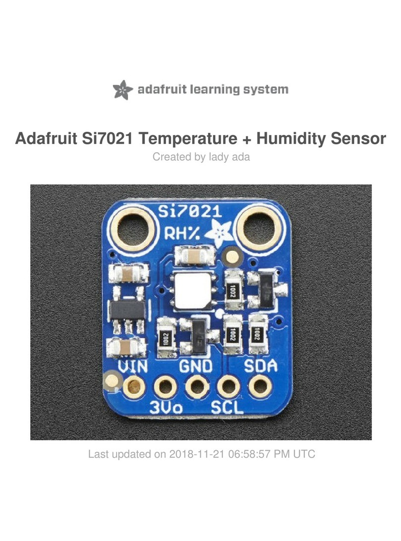 Adafruit Si7021 user guide