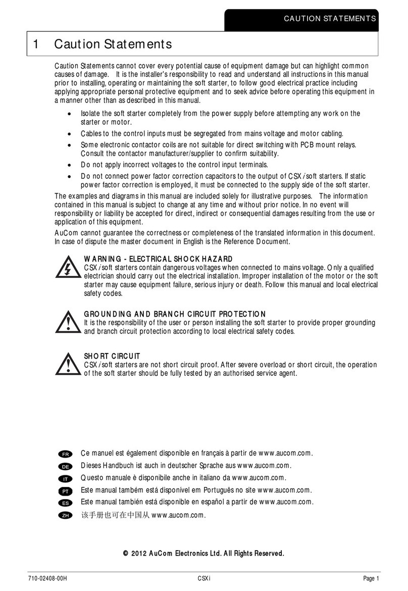 AuCom CSXI-007 User manual