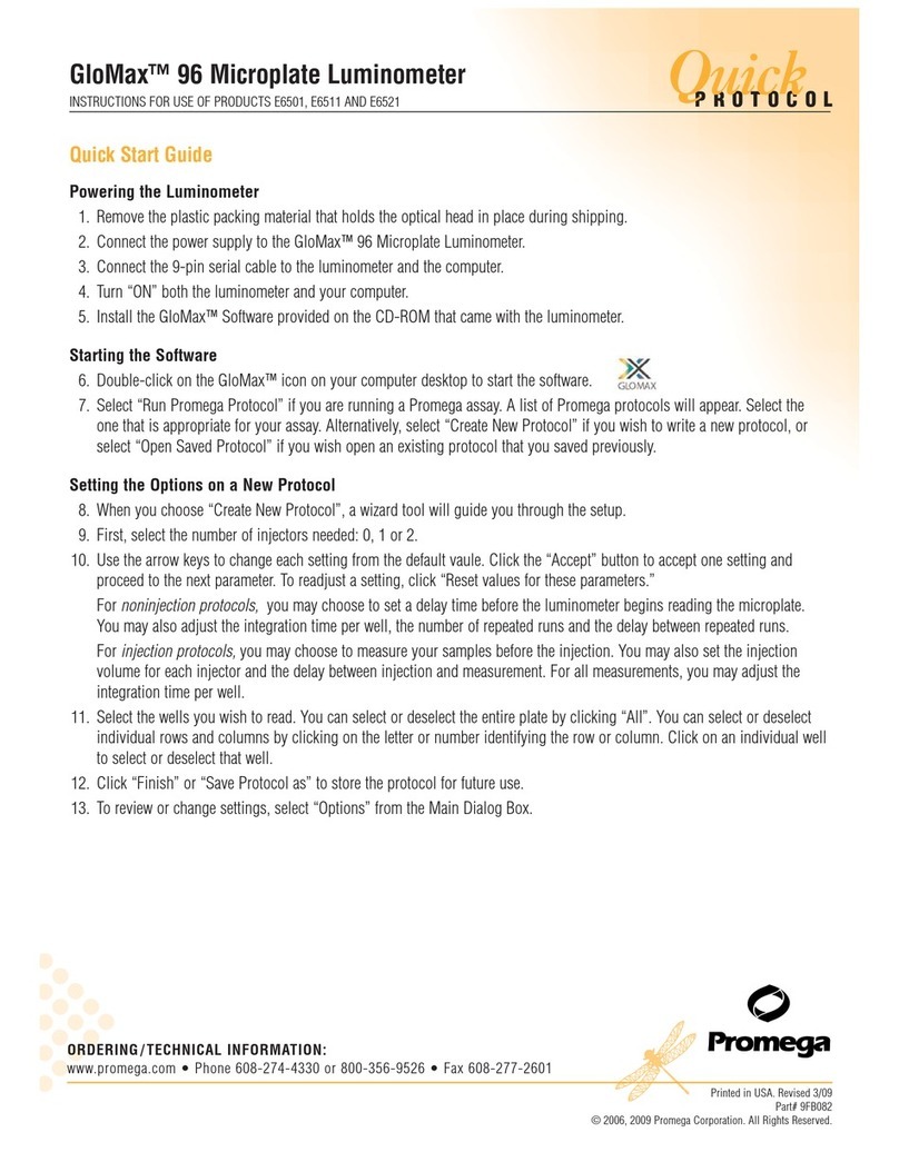 Promega GloMax 96 Instructions for use