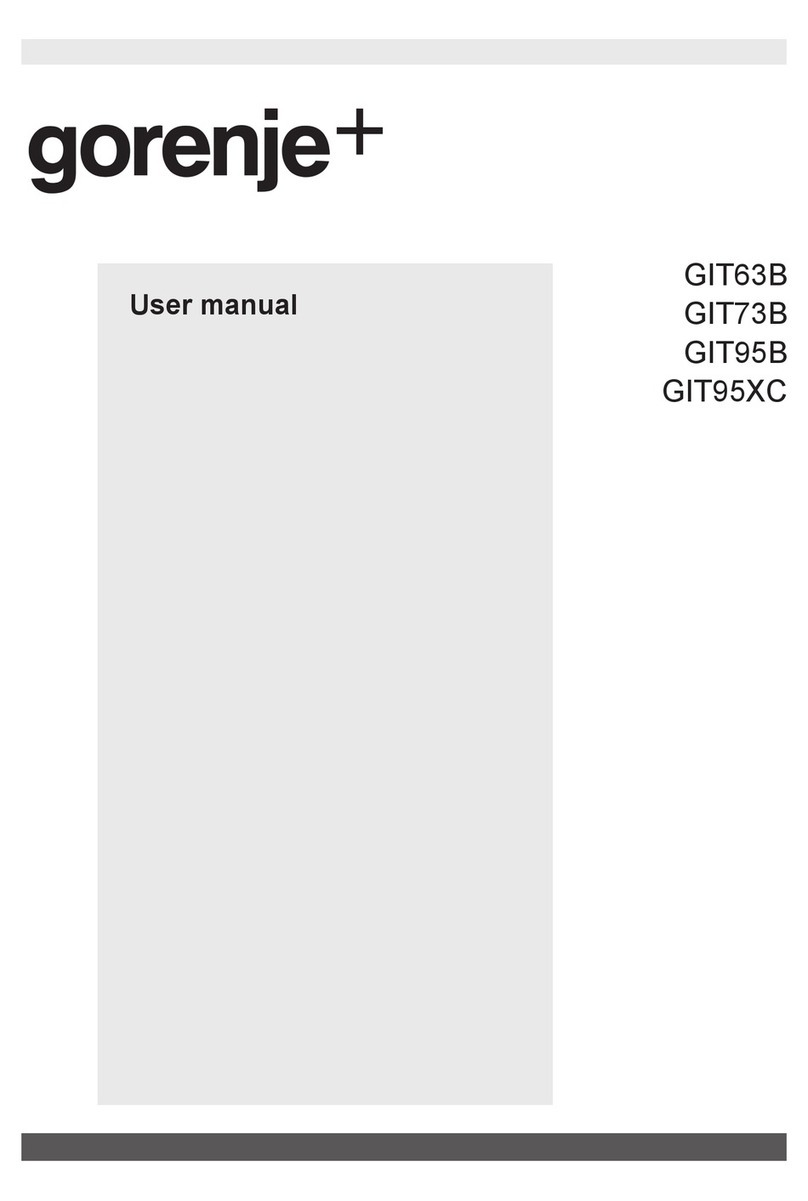 Gorenje Plus GIT63B user manual