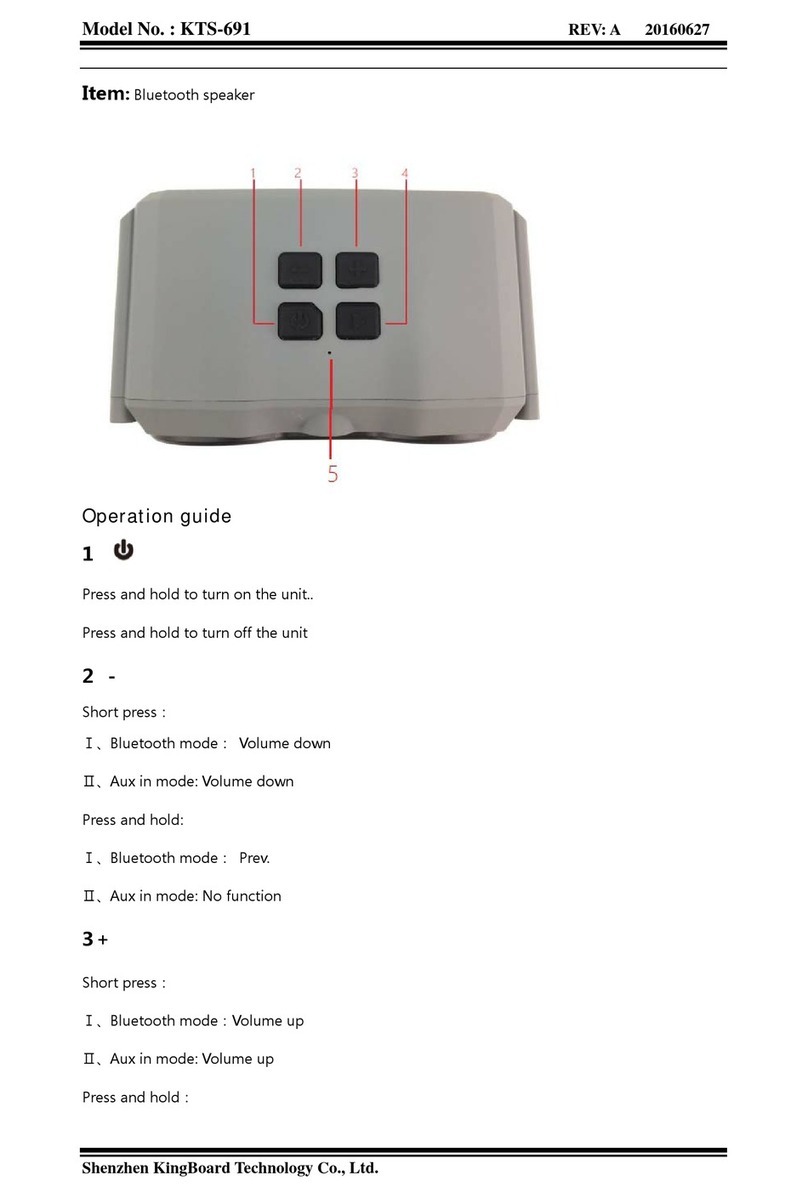 KingBoard KTS-691 manual