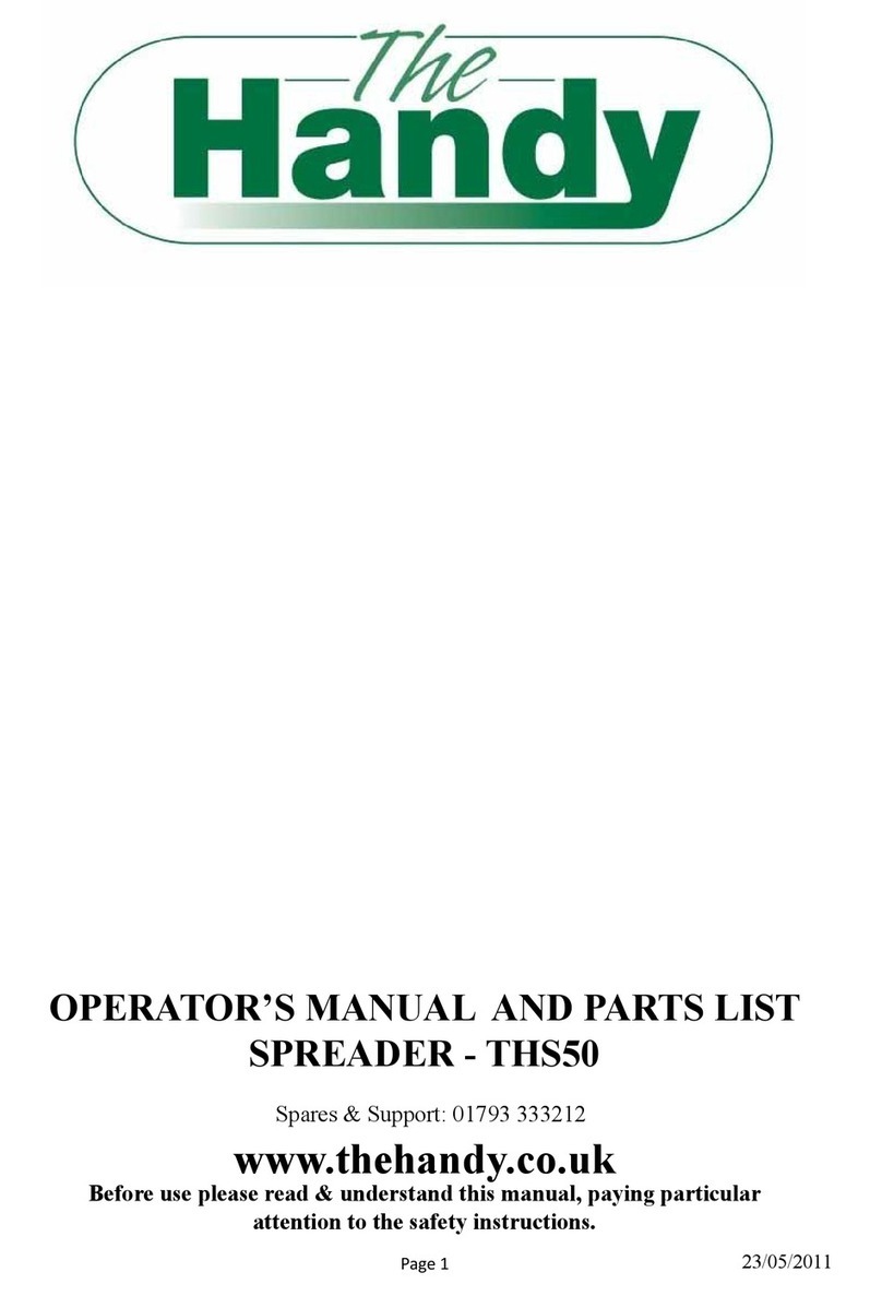 The Handy THS50 Installation and maintenance instructions