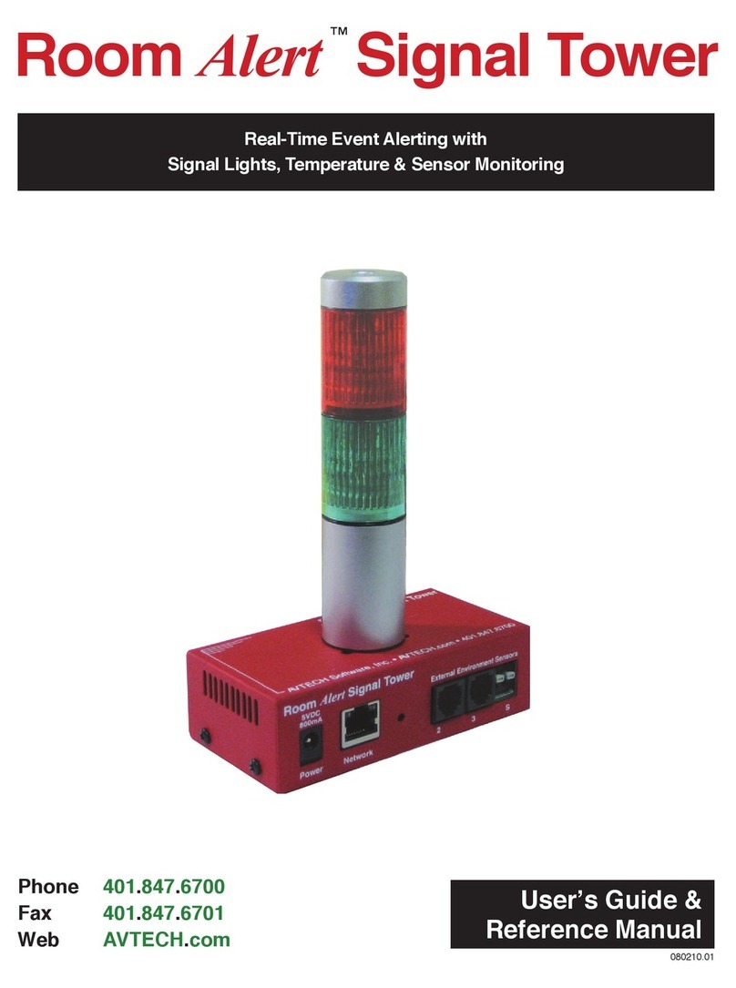 Avtech Room Alert user guide