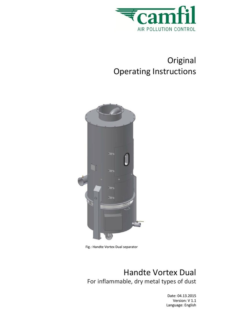 Camfil Handte Vortex Dual operating instructions