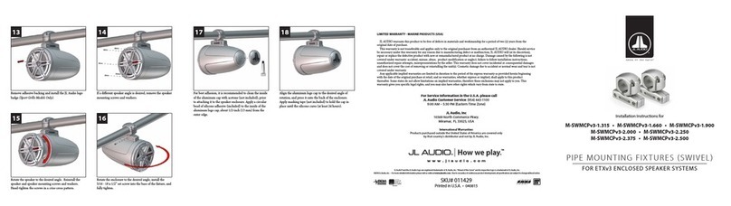 JL Audio M-SWMCPv3-1.315 installation instructions JL Audio M-SWMCPv3-1.315 installation instructions