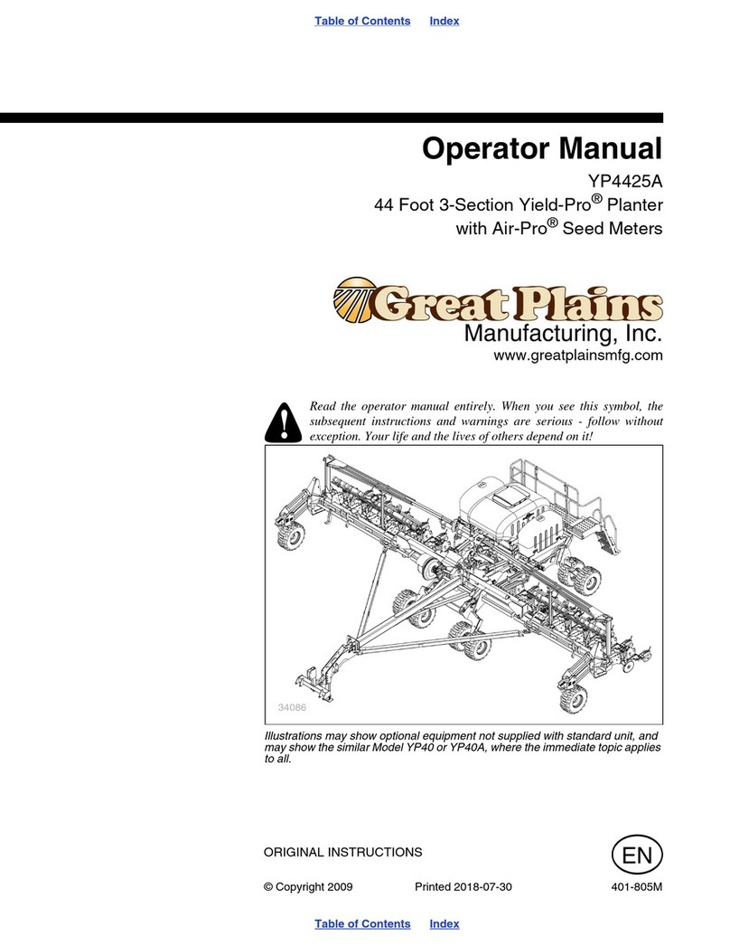GREAT PLAINS YP4425A operating manual
