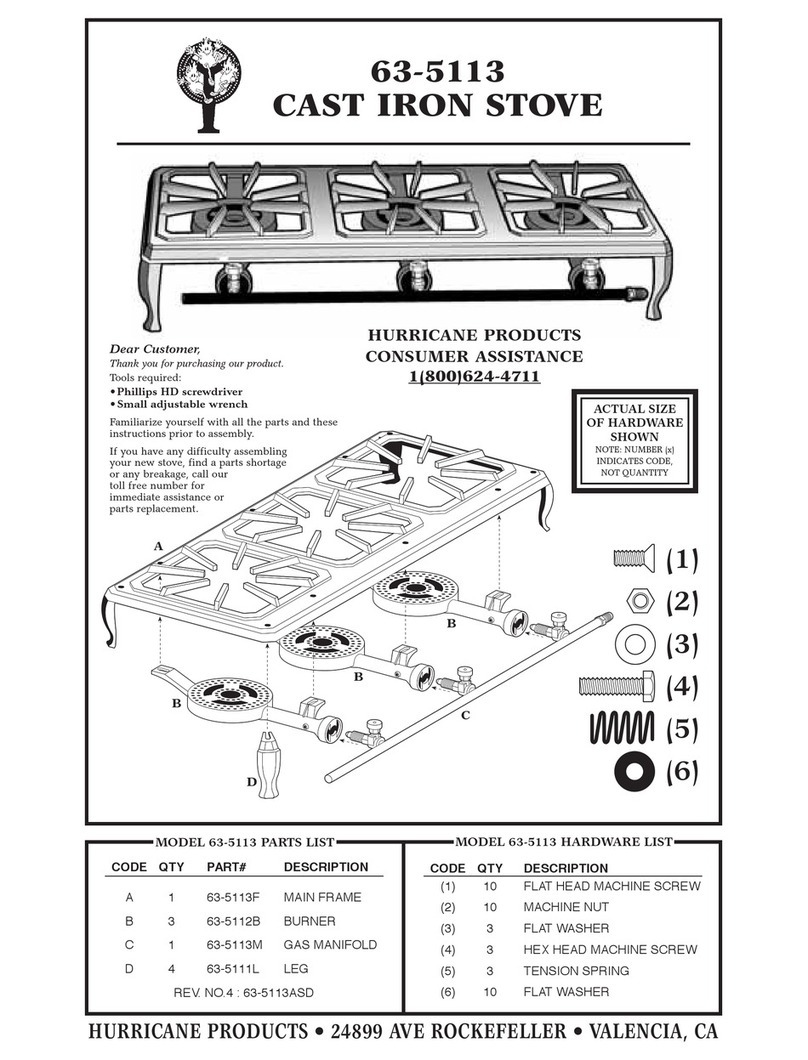Hurricane 63-5113 manual Hurricane 63-5113 manual