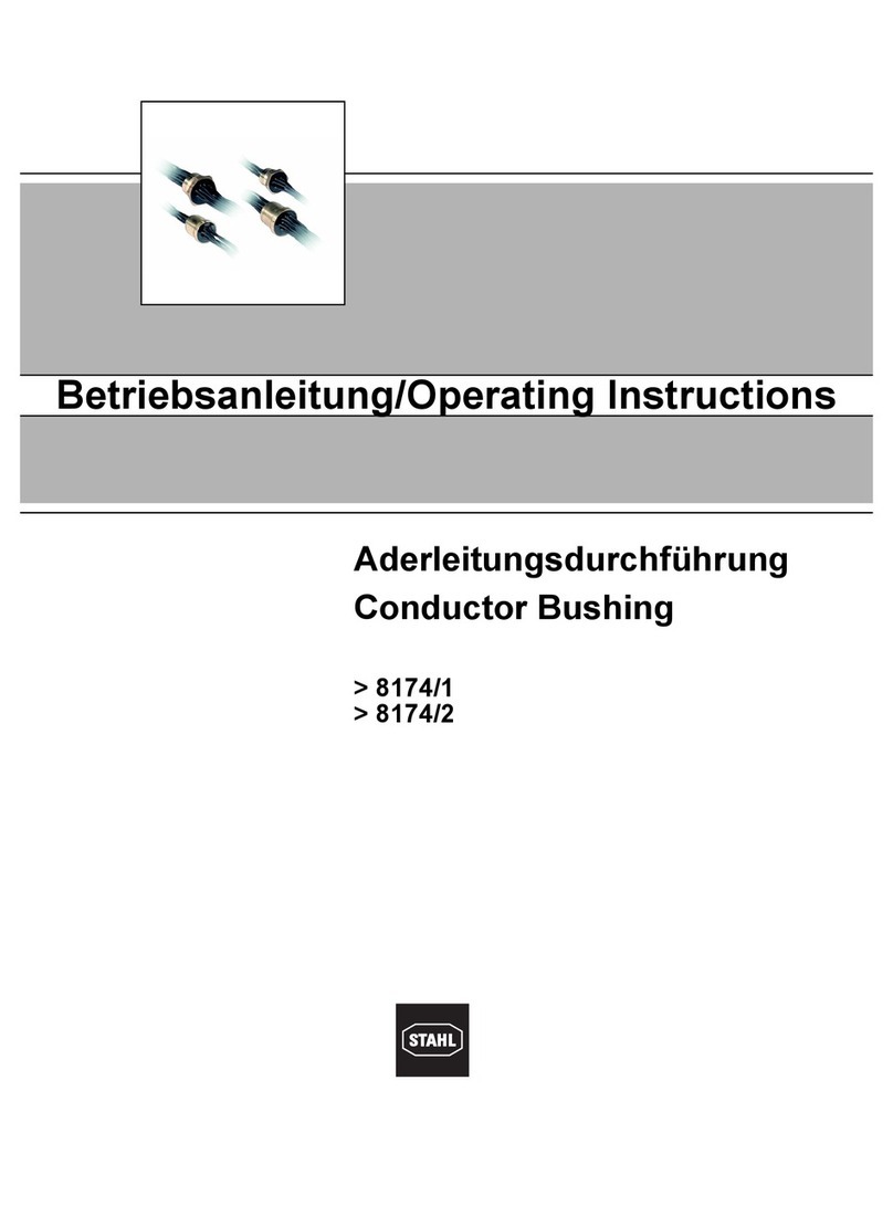 Stahl 8174/1 operating instructions Stahl 8174/1 operating instructions