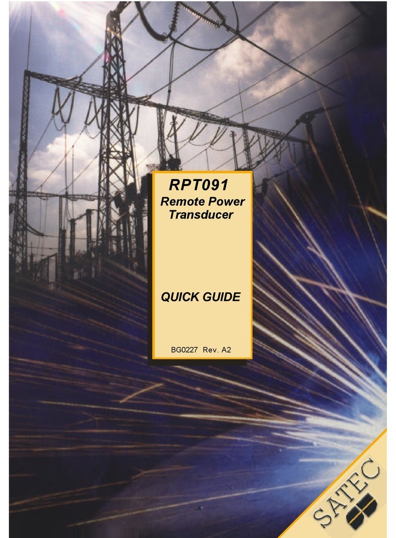 Satec RPT091 quick guide