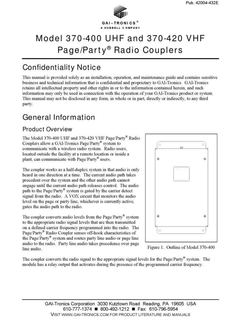 GIA 370-420 VHF Page/Party manual