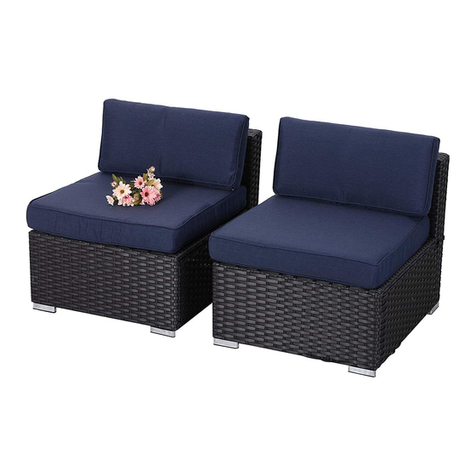 PHI VILLA 1PCS SOFA W/O ARMREST User manual PHI VILLA 1PCS SOFA W/O ARMREST User manual