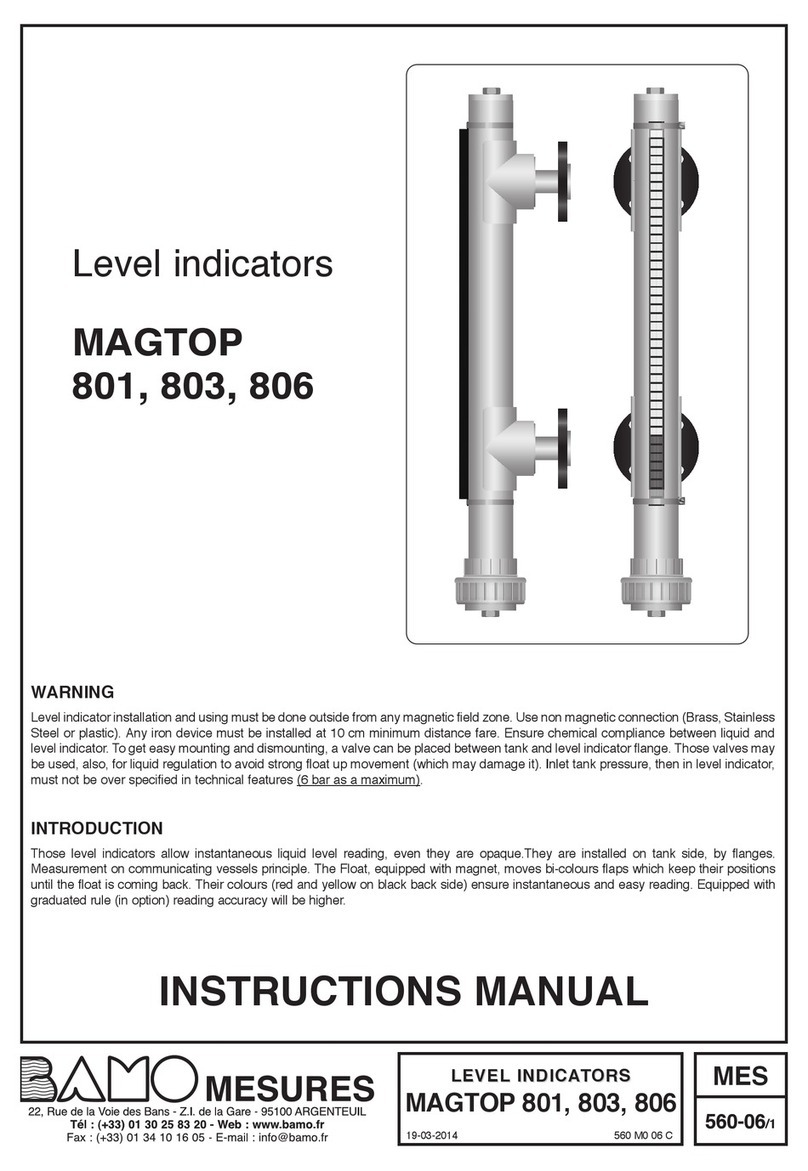 Bamo MAGTOP 801 instruction manual Bamo MAGTOP 801 instruction manual