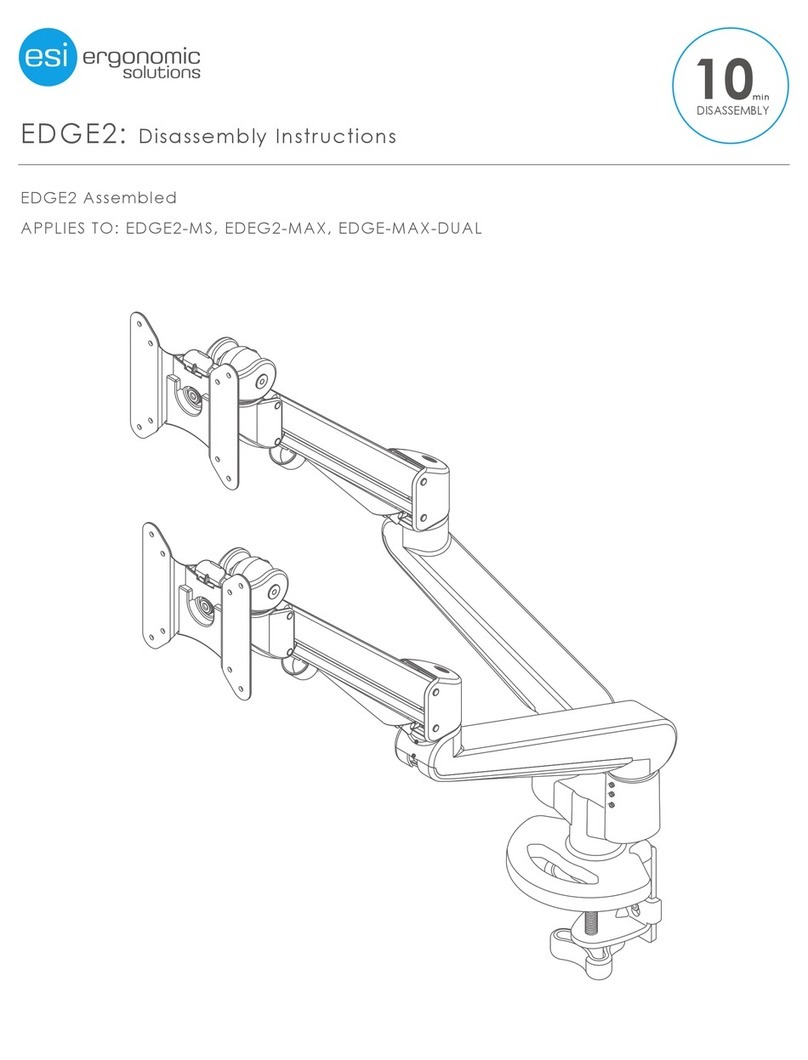 ESI EDGE2-MS Disassembly instructions