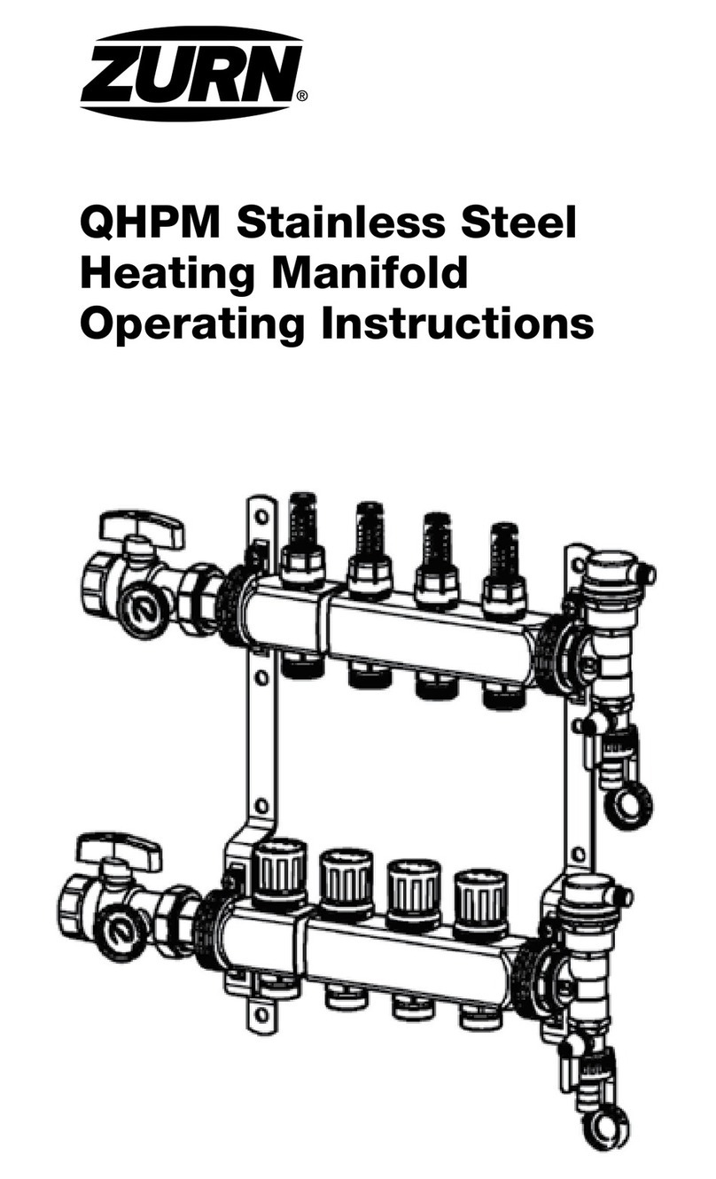 ZURN QHPM-2S operating instructions