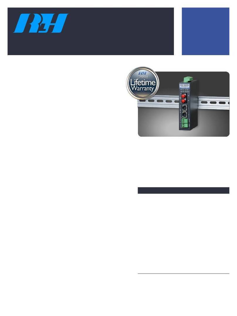 RLH Industries 2 Channel 4 Wire Datawith E&M and I/O user guide