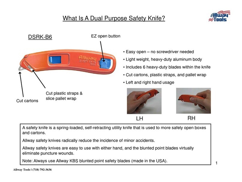 Allway DSRK-B6 Product guide