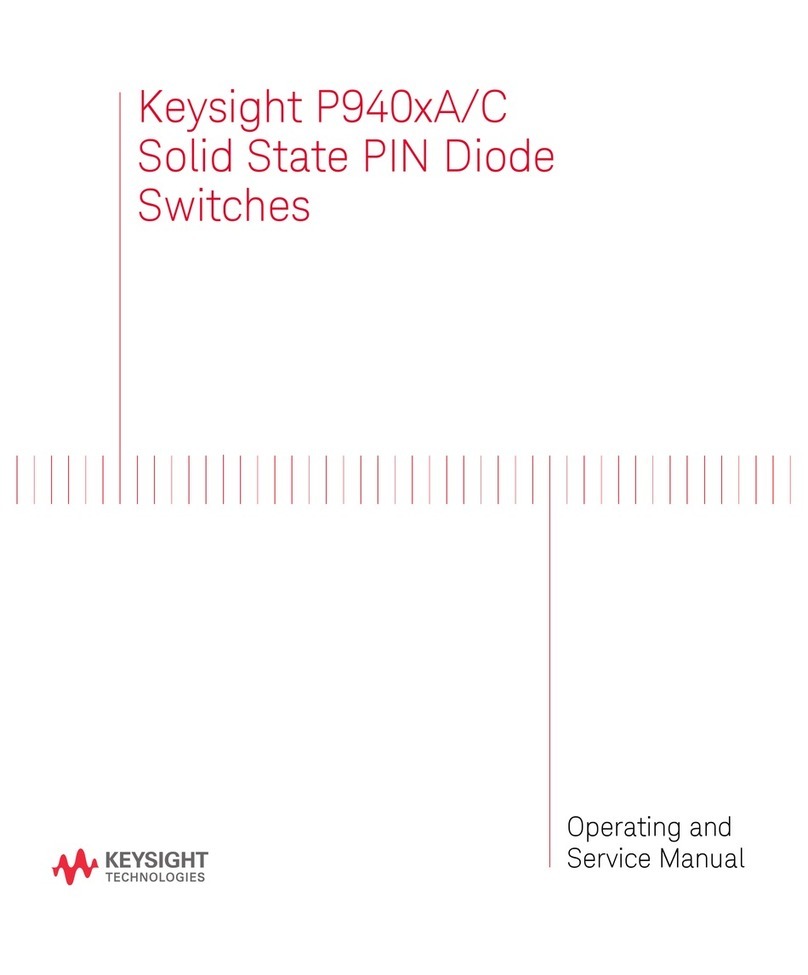 Keysight P940 Series Operating and service manual Keysight P940 Series Operating and service manual