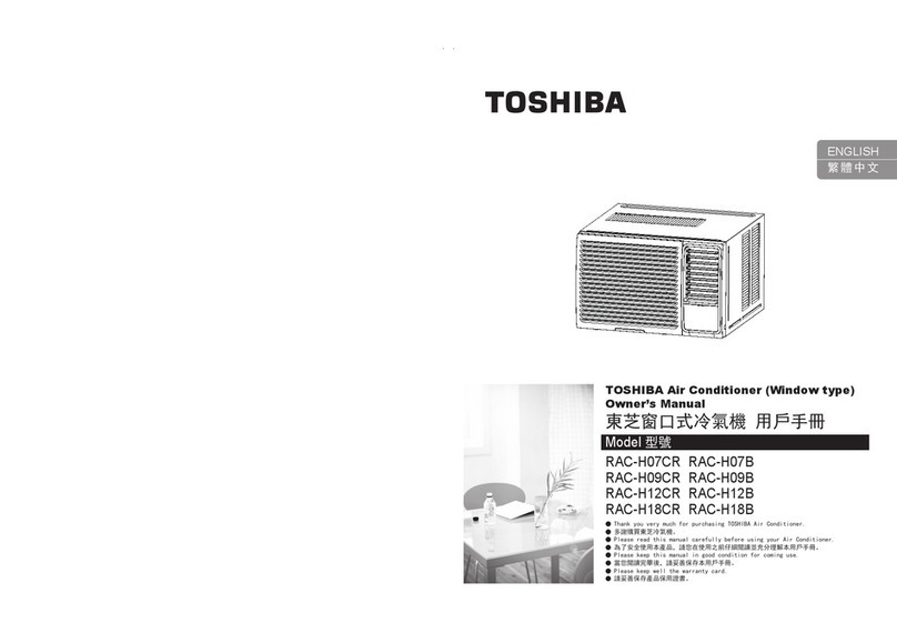 Toshiba RAC-H07CR User manual