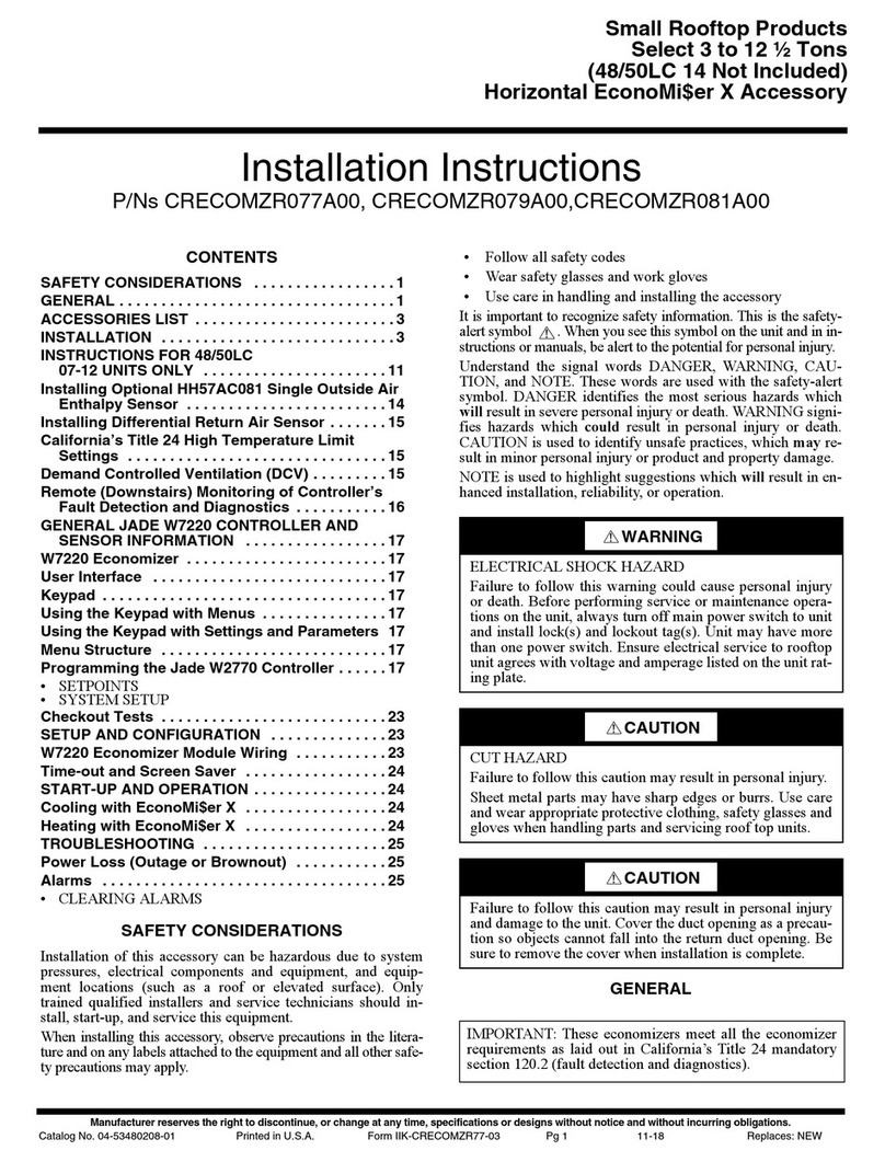 Carrier CRECOMZR077A00 User manual