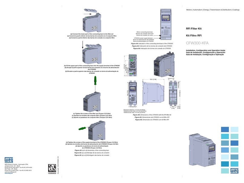 WEG CFW300-KFA Installation, configuration and operations guide WEG CFW300-KFA Installation, configuration and operations guide