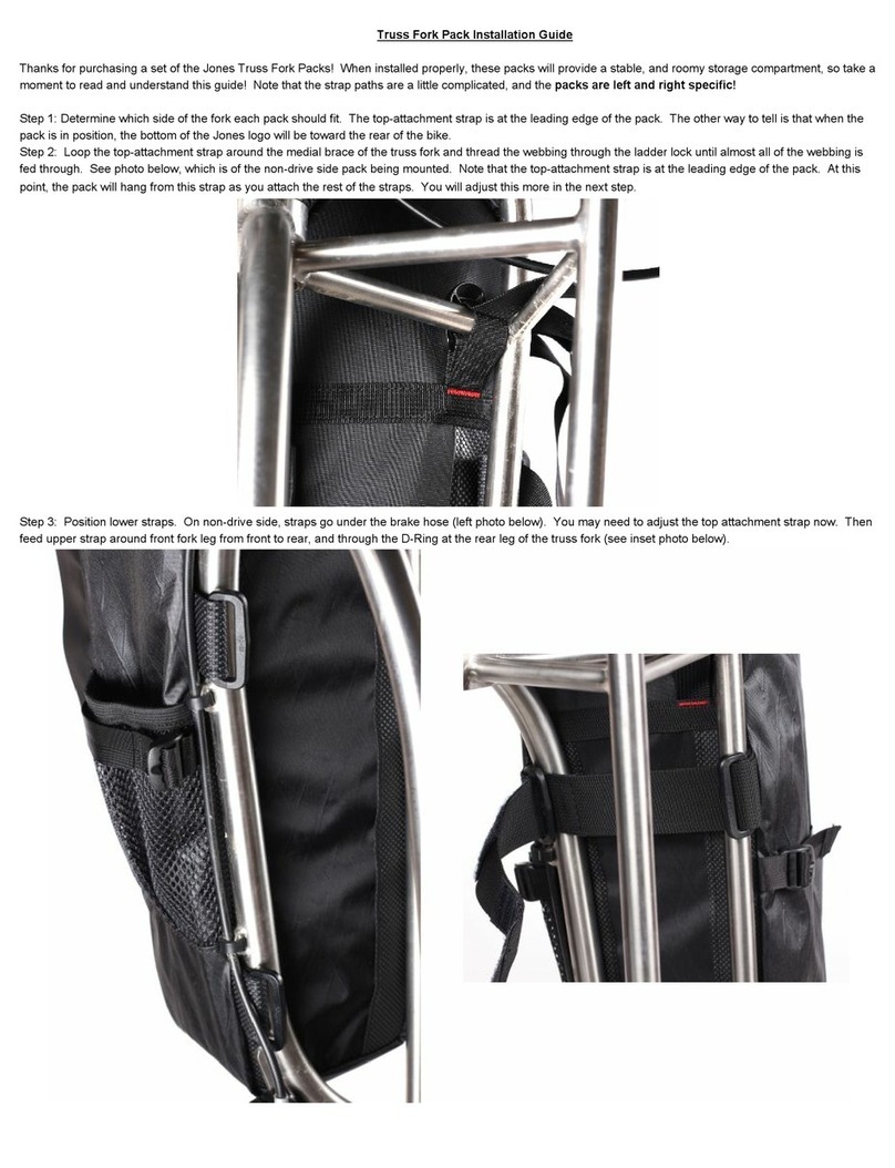 Revelate Designs Jones Truss Fork Packs User manual