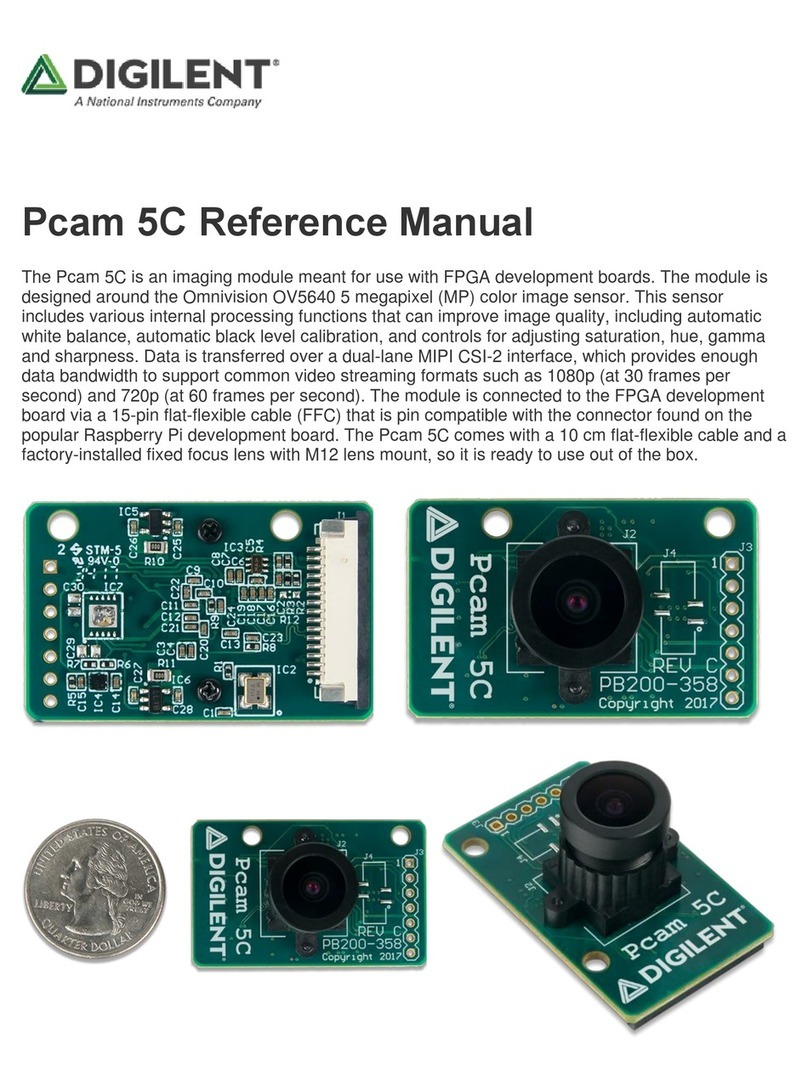Digilent Pcam 5C 410-358 User manual Digilent Pcam 5C 410-358 User manual