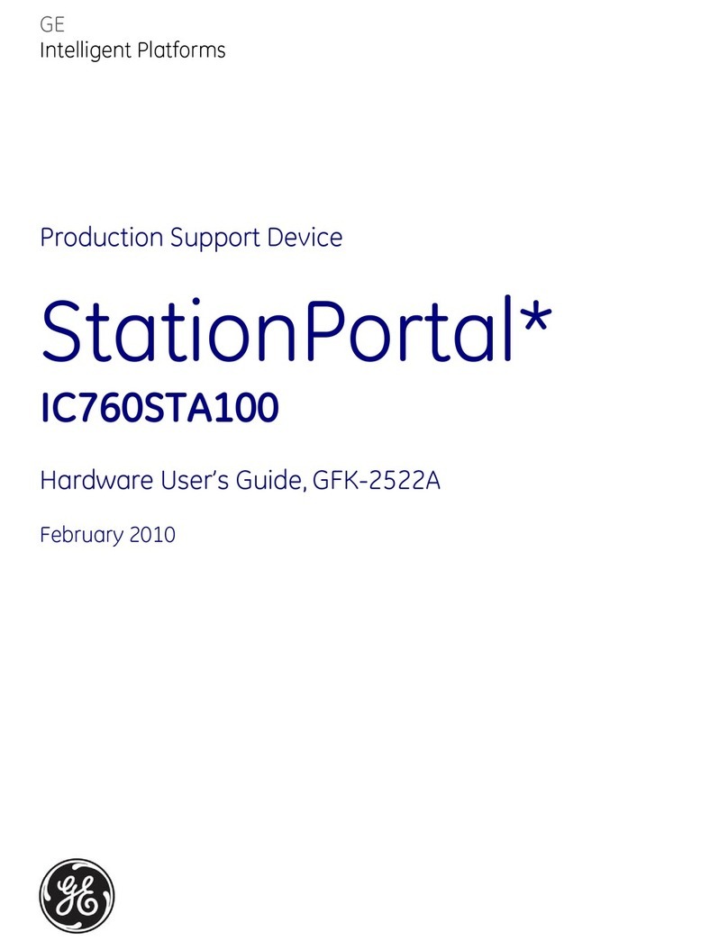 GE StationPortal User manual
