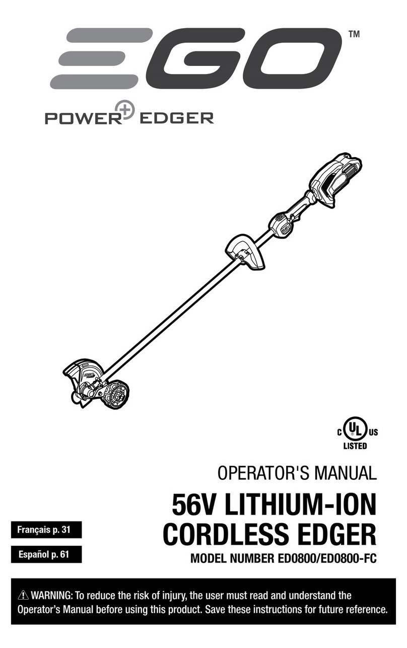 EGO ED0800 Operator's manual